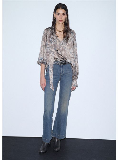 Jeans a zampa con bottoni gioiello LIU JO | UF6093D0328/79137